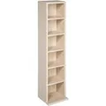 Produktbild: Tectake Cd Dvd Regal Juliane In Holzoptik 6 Fächer  20 x 21 x 90 cm Buche