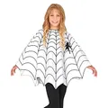 Produktbild: W WIDMANN MILANO Party Fashion 48143 - Poncho für Kinder, Spinne und Netz, Schwarz-Weiß, Umhang, Überwurf, Gewand, Spider, Spinnwebe, Kostüm, Verkleidung, Mottoparty, Karneval, Halloween