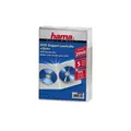 Produktbild: Hama 00083892 DVD-Doppel-Leerhülle Slim 5er-Pack Transparent