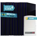 Produktbild: SUNNIVA 10.0 kW Solaranlage, 20x 500 W Solarmodule Fullblack Bifacial, Wechselrichter SolarEdge SE10K (3-phasig)