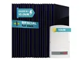 Produktbild: SUNNIVA® 10.0 kW Solaranlage, 20x 500 W Solarmodule Fullblack Bifacial, Wechselrichter SolarEdge SE10K (3-phasig)
