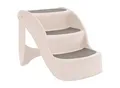 Produktbild: VidaXL Hundetreppe mit 3 Stufen (klappbar) creme