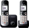 Produktbild: Panasonic KXTG6852JTB Schnurloses DECT Doppelpack 1,8 Zoll LCDBildschirm 39,38