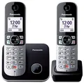 Produktbild: Panasonic KX-TG6852JTB DECT-Telefon, Identifikator di chiamata Nero, G