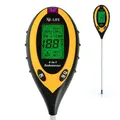 Produktbild: X4-LIFE 4-in-1 Bodenmessgerät pH-Wert Temperatur Feuchtigkeit Licht Bodentester