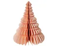 Produktbild: Broste Copenhagen Dekofigur BAUM Papier mit Silberglitzer dusty pink, Honeycomb Weihnachtsbaum