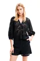 Produktbild: Desigual Women's BLUS_Dharma Blouse, Black, S