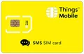 Produktbild: SIM-Karte für SMS - Things Mobile - mit weltweiter Netzabdeckung und Mehrfachanbieternetz GSM/2G/3G/4G. Ohne Fixkosten und ohne Verfallsdatum. 10 € Guthaben inklusive