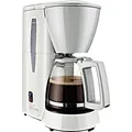 Produktbild: Melitta Kaffeemaschine Single 5, M 720-1/1, mit Glaskanne, 650ml, 650 Watt, weiß, bis zu 5 Tassen