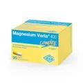 Produktbild: Magnesium Verla 400 Kapseln – Hochdosiertes Magnesiumcitrat & Magnesiumoxid, bei erhöhtem Magnesiumbedarf, 400 mg pro Kapsel, Einnahme nur 1x täglich, vegan, zucker-, gluten- & laktosefrei, 90 St
