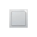 Produktbild: Eltako Funk-1-Kanal-Taster reinweiß glänzend E-Design55 F1T55E-wg