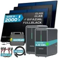 Produktbild: SUNNIVA® 2000W Balkonkraftwerk mit 4.48 kWh Speicher MARSTEK 2x B2500-D BIFAZIAL
