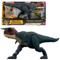 Produktbild: Jurassic World Charge N Chomp Carnotaurus Dinosaurier-Actionfigur mit Lauf- und Brüllaction, digitaler Spielspaß, 4 Jahr(e), Mehrfarbig, Kunststoff