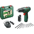 Produktbild: Bosch Akku-Bohrschrauber EasyDrill 1200, 12V / 1,5Ah, mit 2 Akkus, Ladegerät und Koffer