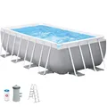 Produktbild: Intex 4M X 2M X 1.22M Prism Frame Rectangular Pool Set