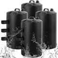 Produktbild: HEKOBAG 4 Stück Gewichte für Pavillon 10L Wassergewichtstaschen Standfuß Sandsäcke Pavillon Sandsäcke aus 500D Oxford Pavillonstandfüße mit Wasser Befüllbar für Sonnenschirm Strand Zelt Gartenzelte