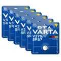 Produktbild: 6x Varta Knopfzelle Silver Oxide V395 V 395 SR57 1,55V Batterien 1er Blister