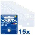 Produktbild: 15x Varta Knopfzelle Silver Oxide V395 V 395 SR57 1,55V Batterien 1er Blister