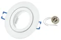 Produktbild: Sweet Led Einbaurahmen inkl. GU10 Fassung 230V IP44 Einbauleuchten-Rahmen Aluminium Einbauspots fürs Bad Möbelleuchten downlight spot – rund, Weiß