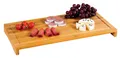 Produktbild: Schneidebrett Küchenbrett Braun Bambus 28x54x4cm Holzbrett Küchenbrett Backbrett