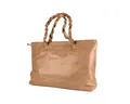Produktbild: maria-dee Schultertasche Handtasche Melanie beige echt Leder (Handtasche, 1-tlg., Lederoptik), besonders langlebig