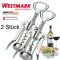 Produktbild: 2 Westmark Korkenzieher Hebelkorkenzieher Weinflaschenöffner Multifunktionaler