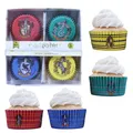 Produktbild: Harry Potter Cupcake-förmchen Folienbeschichtet 60er-set Hogwarts Häuser