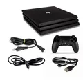 Produktbild: PS4 Pro Konsole CUH-7116B 1TB Schwarz #52 Kabel Controller und Spiel Fifa 19