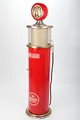 Produktbild: point home Design-Schrank Zapfsäule mit Licht, Retro, rot, 152cm