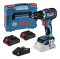 Produktbild: Bosch Professional Akku-Bohrschrauber GSR 18V-90 C mit 2x Akku ProCORE 4 Ah -...