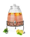 Produktbild: Sendez® XXL Getränkespender 9 Liter mit Metall-Zapfhahn Ständer Wasserspender Saftspender Dispenser