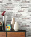 Produktbild: NEWROOM Vliestapete Grau Steinoptik Industrial Backstein Wohnzimmer Schlafzimmer