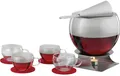 Produktbild: SIMAX Bowle-Set (Set, 11-tlg), (Feuerzangenbowle), inkl. vier Bowletassen mit Filzuntersetzer