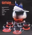 Produktbild: Feuerzangbowle-Set NEU EXCLUSIVE 11 TLG. Simax® GLAS Bowleset Gläser Feuerzange