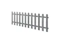 Produktbild: neu.holz Gartenzaun, »Elda« Lattenzaun WPC Friesenzaun 200x60cm Grau