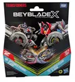 Produktbild: Beyblade X Transformers Optimus Primal 3-60F & Starscream 3-80N Kreisel-Set, NEU