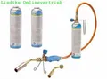 Produktbild: CFH- Profi- Hartlötset Turbo de Luxe 200 mit 3 Gasdosen Lötgerät, Lötbrenner