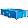 Produktbild: INTEX 28271NP Frame Pool 260x160x65 cm Gartenpool rechteckig mit Metallrahmen - Blau