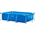 Produktbild: Intex Framepool Intex-Schwimmbecken Metallrahmen Pool 260x160x65cm, 260x160x65cm für 4 Personen (6 Jahre)