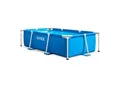 Produktbild: INTEX 28271NP Frame Pool 260x160x65 cm Gartenpool rechteckig mit Metallrahmen