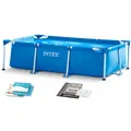 Produktbild: INTEX Rechteck Frame Pool Swimmingpool Familienpool Schwimmbad 28271