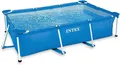 Produktbild: Intex Frame Pool Rechteckig 260x160x65cm Aufstellpool Rechteck Stahlrahmen Blau