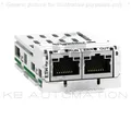Produktbild: Schneider VW3A3601 Altivar EtherCAT Kommunikationsmodul, 2 Stecker RJ45
