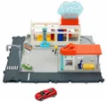 Produktbild: Mattel GmbH Spielzeugeisenbahn-Erweiterung MBX Action Drivers Super Car Wasch Set