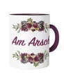 Produktbild: Am Arsch Geschenk Tasse Ansage Statement Spruch Finito Lustig Witzig Fun Floral