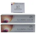 Produktbild: Wella Illumina 2 x 60 ml 9/7 lichtblond braun Set