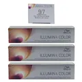 Produktbild: Wella Illumina 3 x 60 ml 9/7 lichtblond braun Set