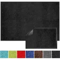 Produktbild: Schmutzfangmatte Monochrom Schwarz 135 X 200 Cm