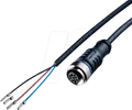 Produktbild: L2W 200100-05 - Sensor Kabel, 2,5 m, 4-Adern, offen/M12 Buchse, A-kodiert, für 2