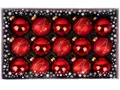 Produktbild: Kugelsortiment 15 Stk. 6cm Merry Red Weihnachtskugeln Kugeln Christbaum
